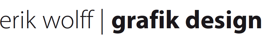 erik wolff | grafik design